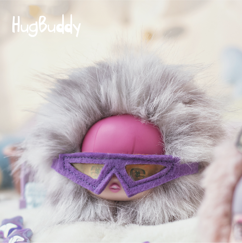 LILISHA Star Show Series Vinyl Face Plush Blind Box - Pendant V2 Airpod Bag Pouch, Keychain, Cute