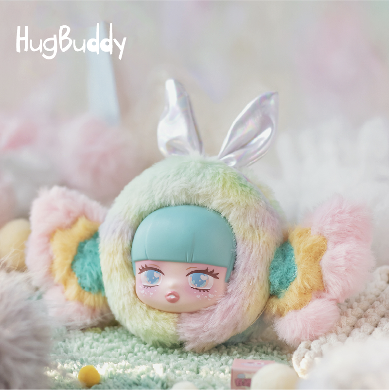 LILISHA Star Show Series Vinyl Face Plush Blind Box - Pendant V2 Airpod Bag Pouch, Keychain, Cute