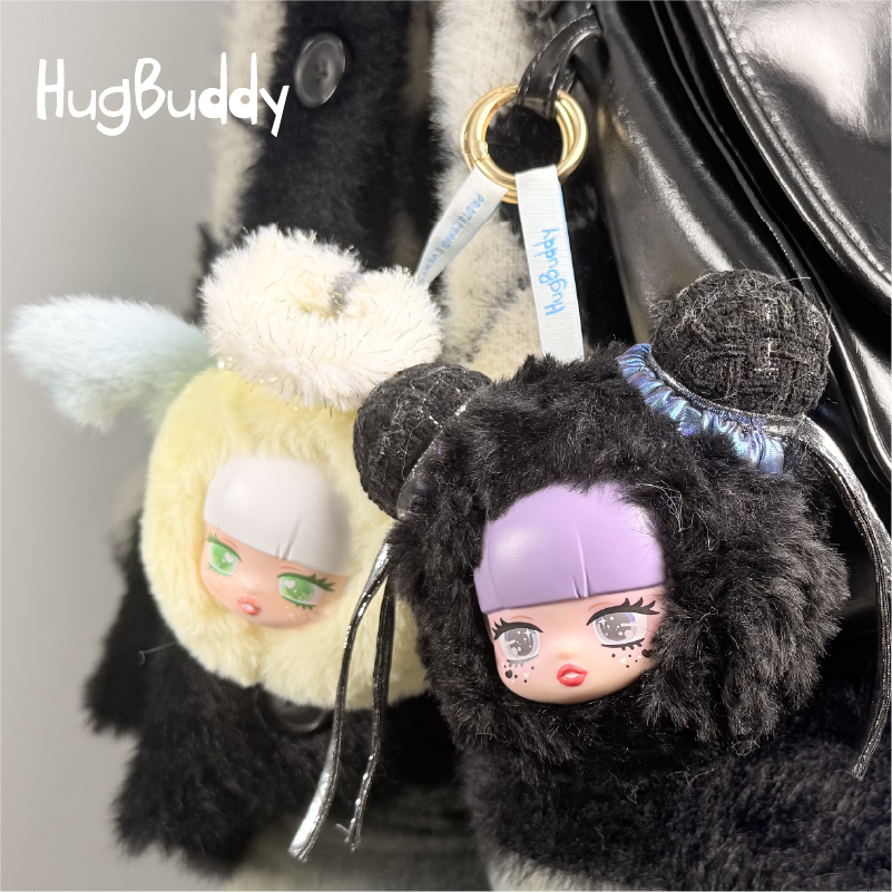 LILISHA Star Show Series Vinyl Face Plush Blind Box - Pendant V2 Airpod Bag Pouch, Keychain, Cute