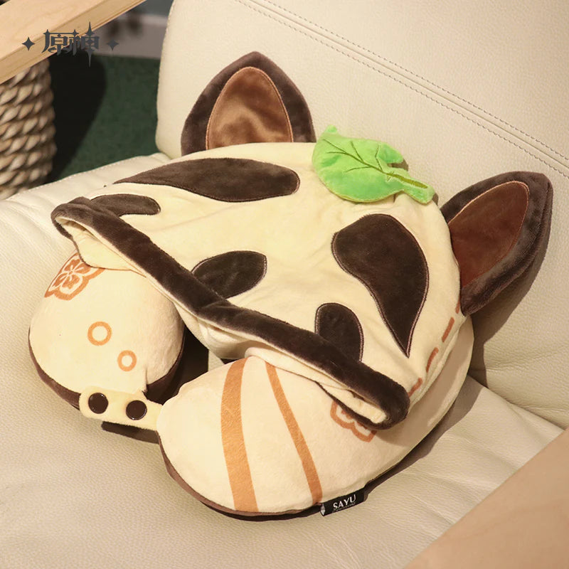 Genshin Impact Muji-Muji Daruma U-Shaped Neck Pillow w/Hood