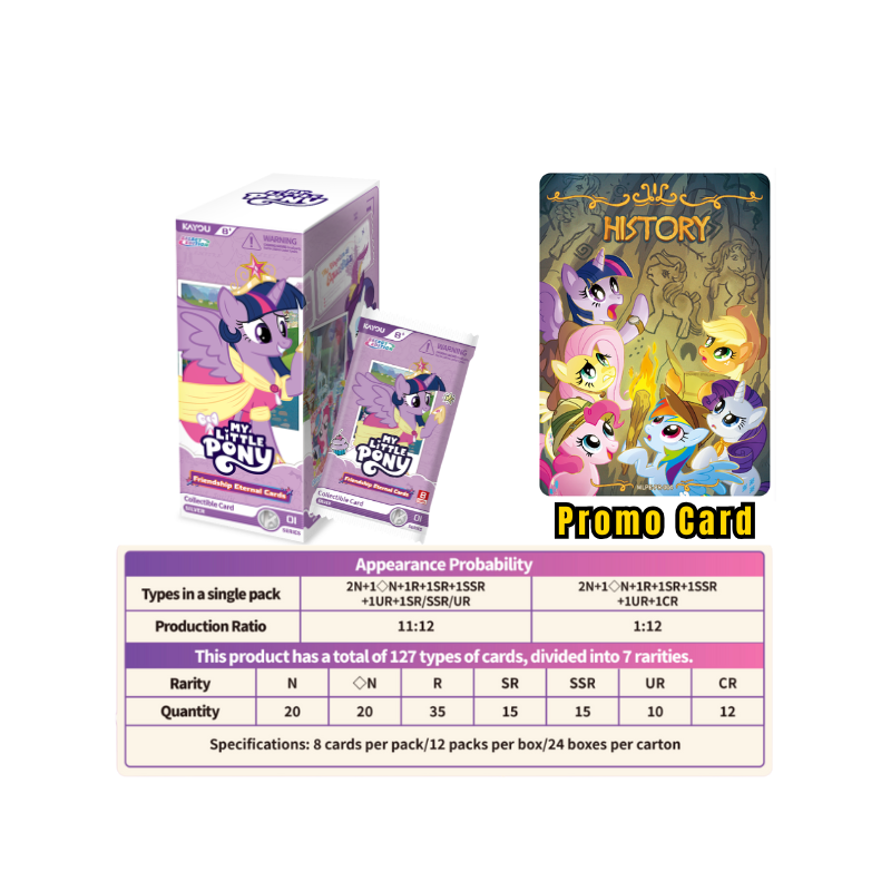 KAYOU My Little Pony Friendship Eternal Cards - Fun Moment Edition English Series 1 - Display Box