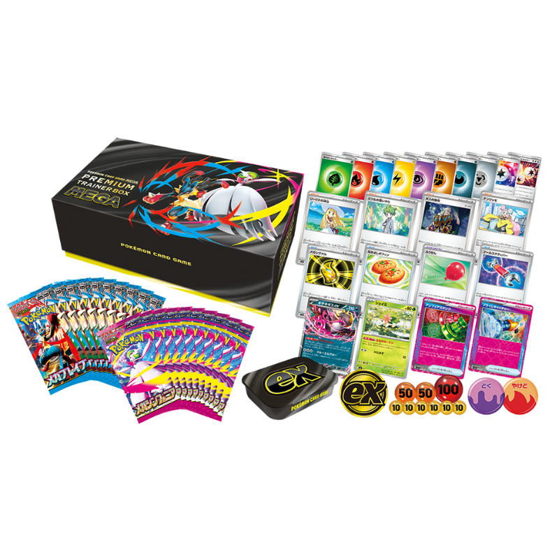 PREORDER Pokemon Japanese M1L Mega Brave and M1S Mega Symphonia Booster Box