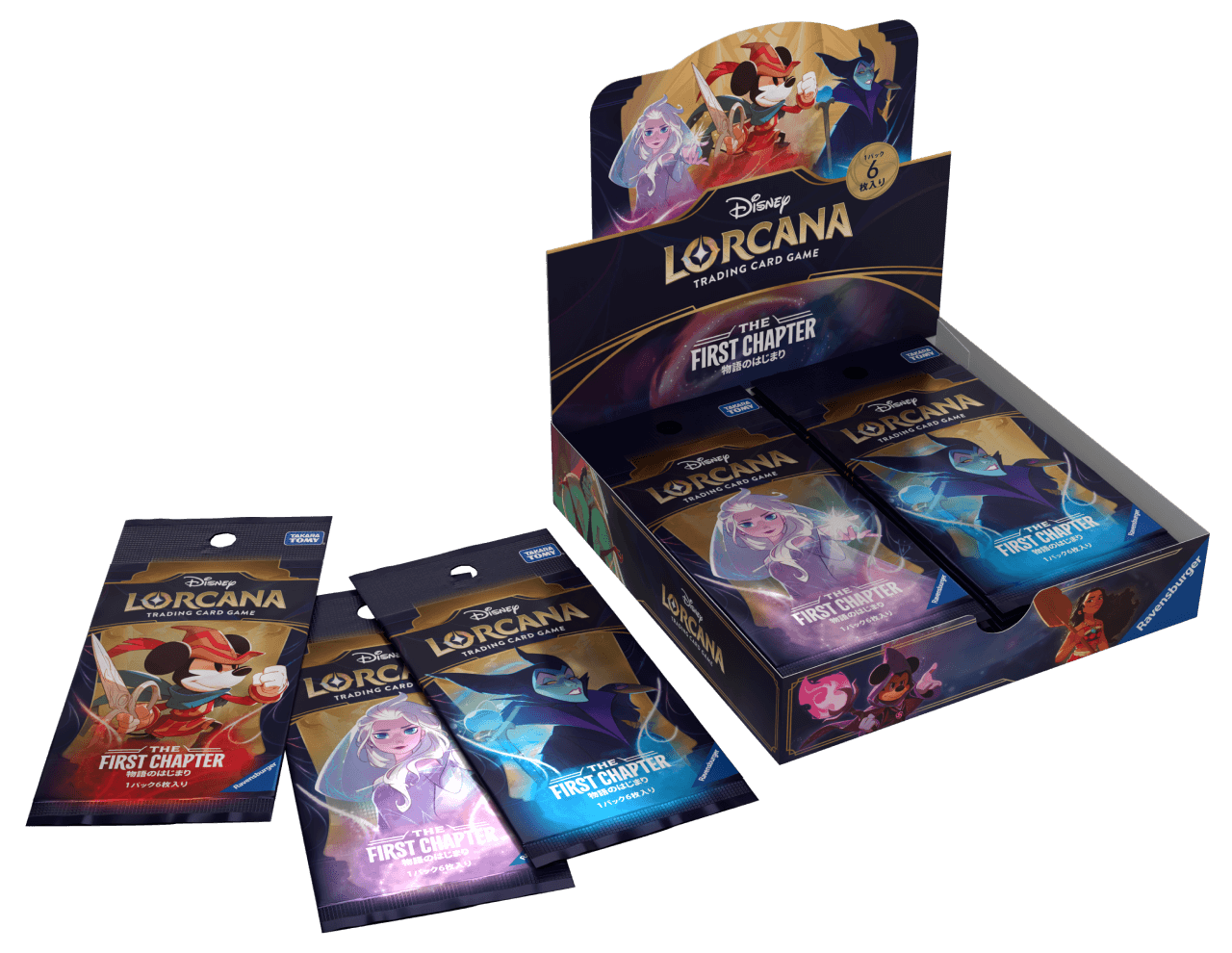 Disney Lorcana Japanese The First Chapter Booster CARDS LIVE OPENINIG