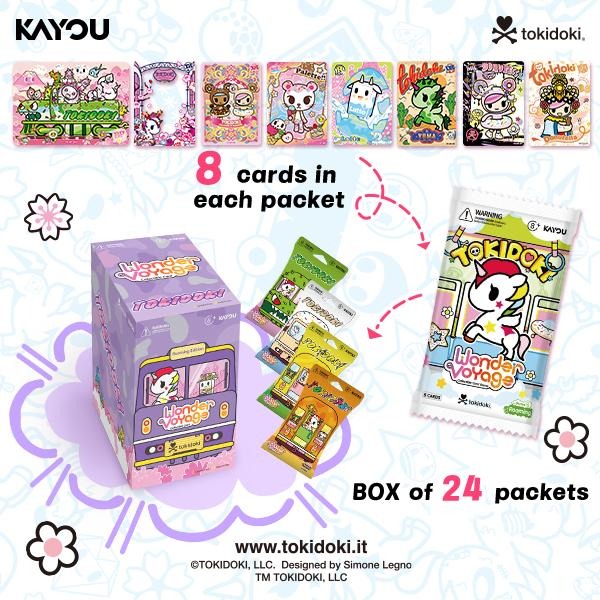 KAYOU tokidoki Wonder Voyage Collection Cards - Roaming Edition English