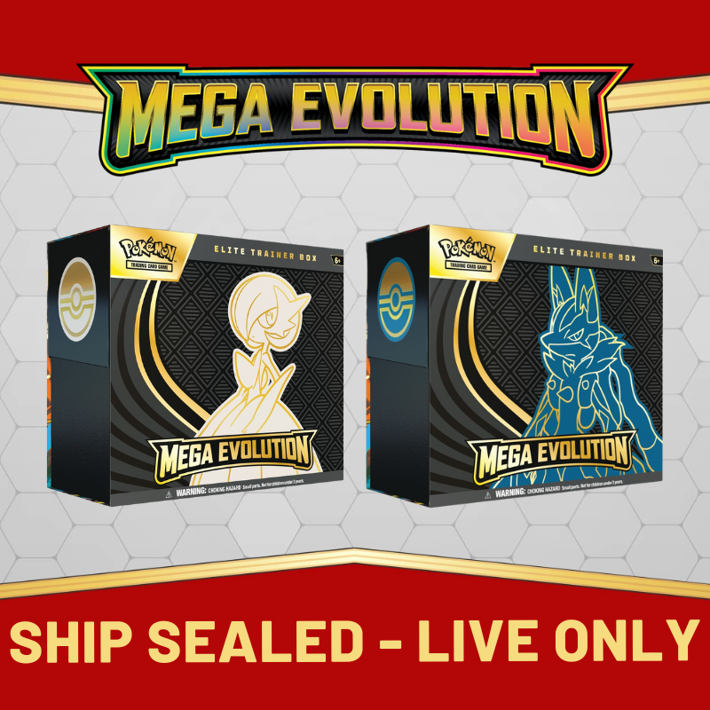 [SEALED] Pokemon English ME1 Mega Lucario & Gardevoir Elite Trainer Box