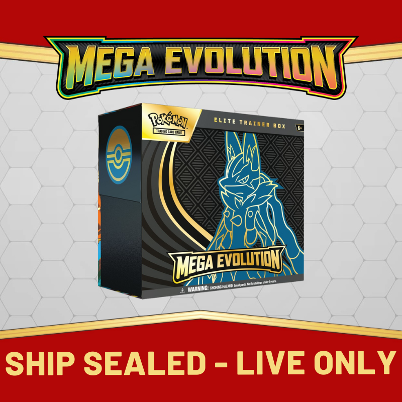 [SEALED] Pokemon English ME1 Mega Lucario & Gardevoir Elite Trainer Box