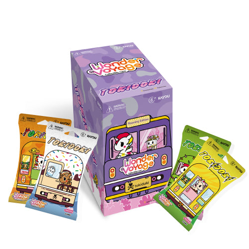 PREORDER KAYOU tokidoki - Wonder Voyage Collection Cards - Roaming Edition - Display