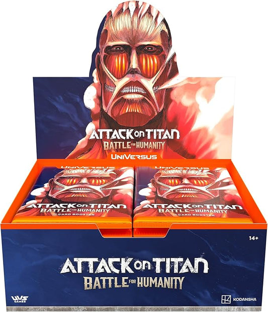 UniVersus: Attack on Titan: Battle for Humanity Booster CARDS LIVE OPENING