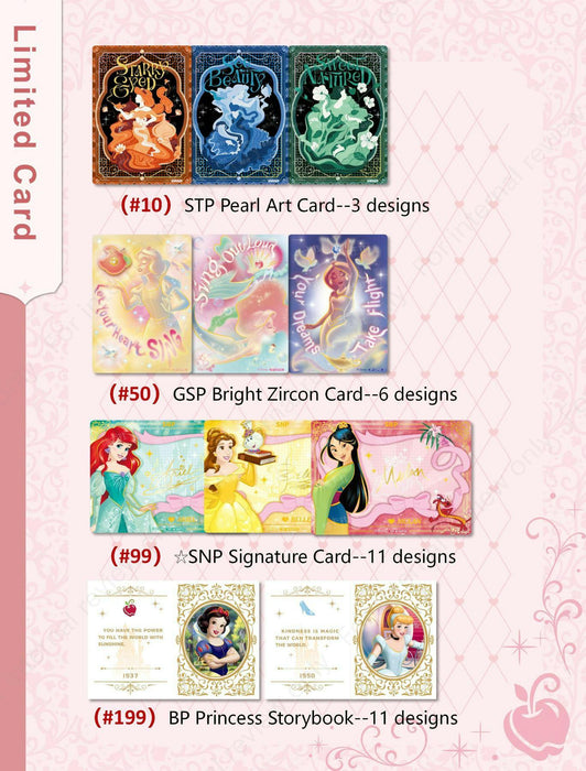 Card.Fun Disney Princess Magic Fairy Tale Series Trading Cards Hobby Box