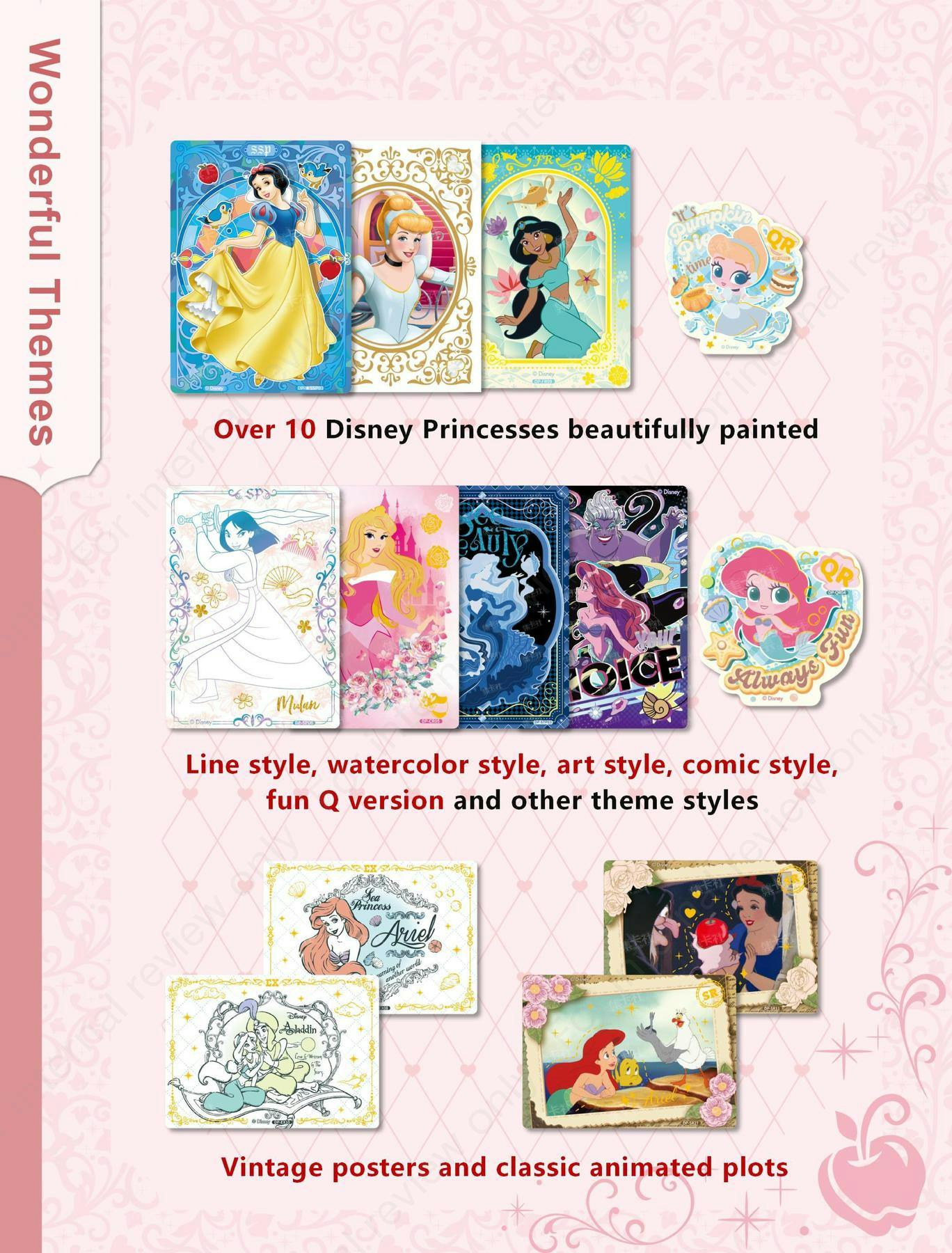 Card.Fun Disney Princess Magic Fairy Tale Series Trading Cards Hobby Box