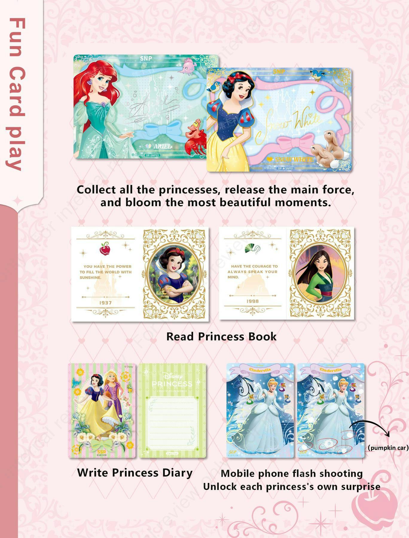 Card.Fun Disney Princess Magic Fairy Tale Series Trading Cards Hobby Box