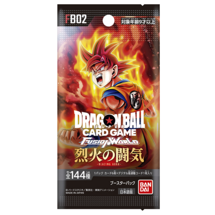 BANDAI Dragon Ball Super Fusion World FB02 Blazing Aura JP CARDS LIVE OPENING @ANITCG