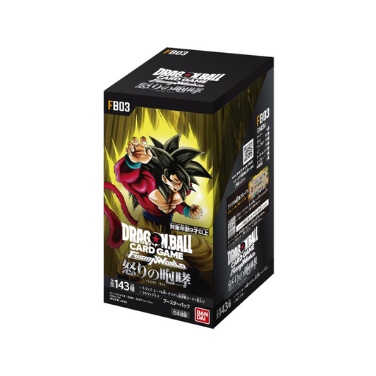 [SEALED]BANDAI Dragon Ball Super Japanese Fusion World Raging Roar FB03 Booster Box