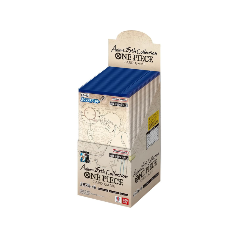 [SHIP SEALED] One Piece Japanese EB02 Extra Booster Anime 25th Collection