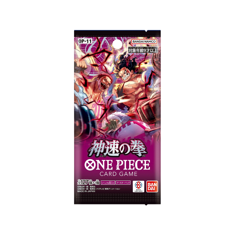 One Piece Japanese OP11 A Fist of Divine Speed Booster CARDS LIVE OPENING