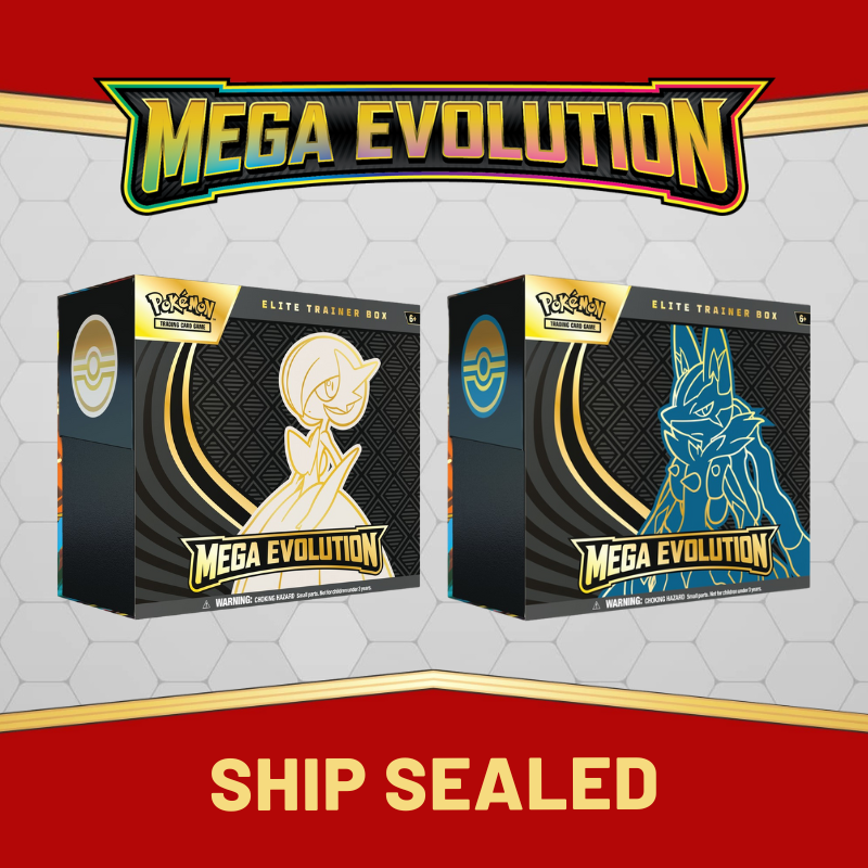 [SEALED] Pokemon English ME1 Mega Lucario & Gardevoir Elite Trainer Box