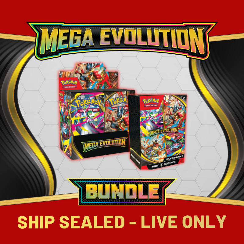 [SHIP SEALED] Pokemon English ME1 Enhanced Mega Evolution Booster Box Bundle Deal