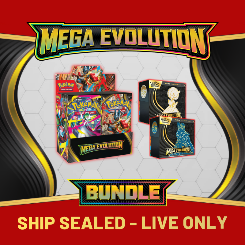 [SHIP SEALED] Pokemon English ME1 Enhanced Mega Evolution Booster Box Bundle Deal