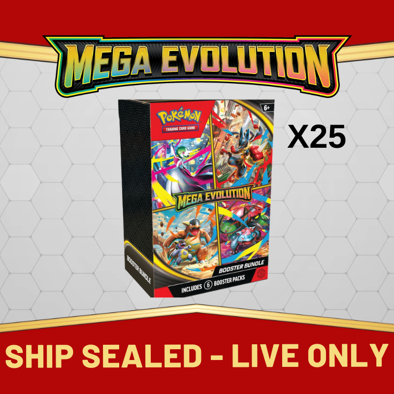 [SEALED] Pokemon English ME1 Mega Evolution Booster Bundle
