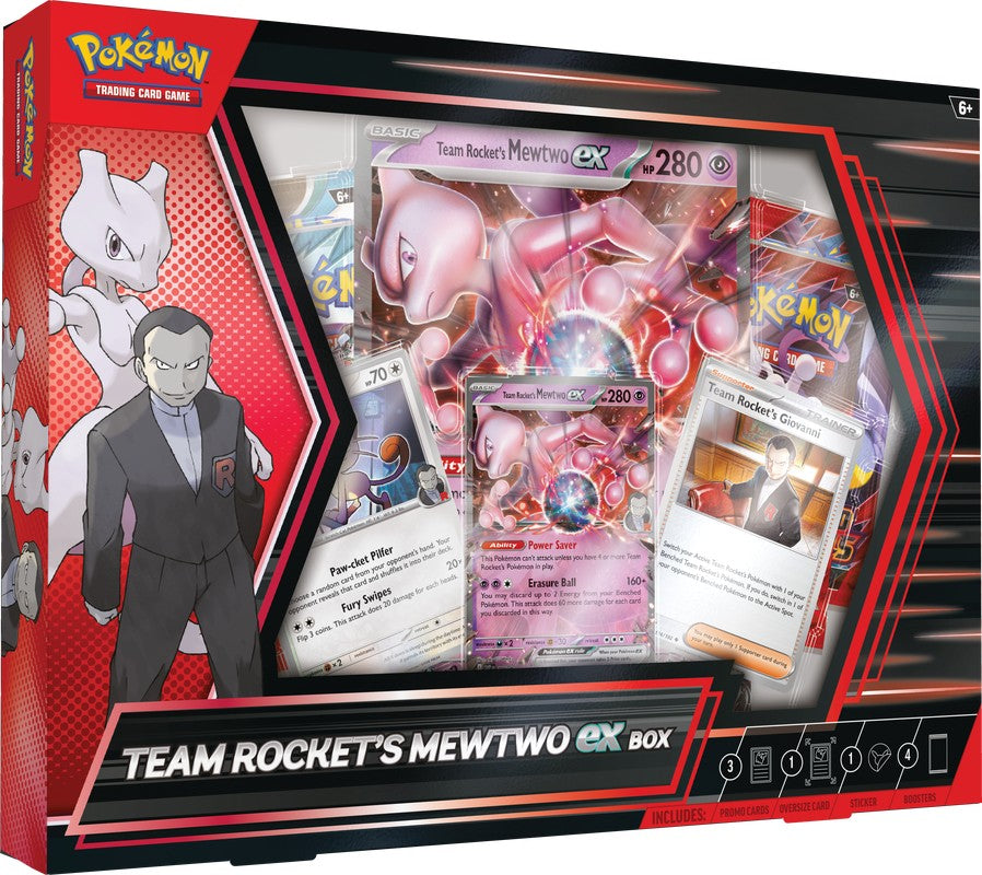 Pokemon English Team Rocket's Mewtwo ex Box CARDS LIVE OPENING
