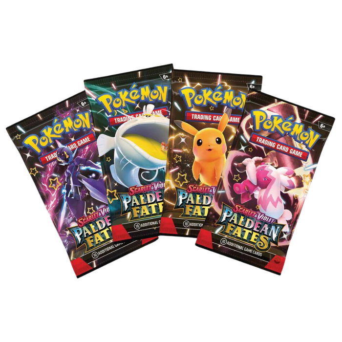 Pokemon Scarlet and Violet 4.5 Paldean Fates Tins and Collection Box CARDS LIVE OPENING @AniTCG