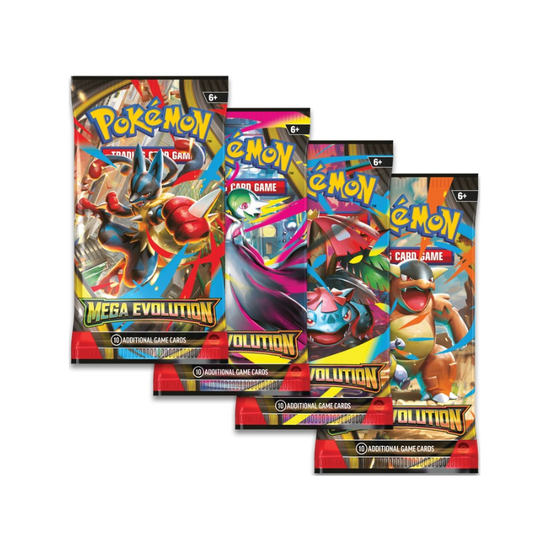 [LIVE OPENING]Pokemon English ME1 Mega Evolution Sleeved Pack