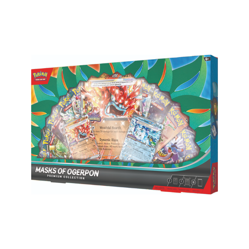 Pokemon English Masks of Ogerpon Premium Collection CARDS LIVE OPENING