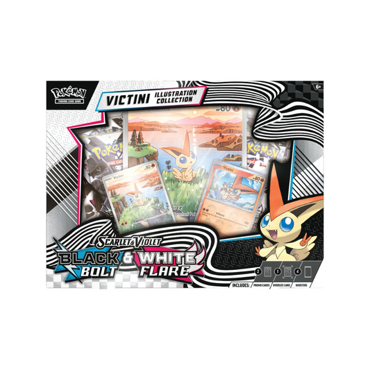 Pokemon English SV10.5 Black Bolt & White Flare Unova Victini Illustration Collection