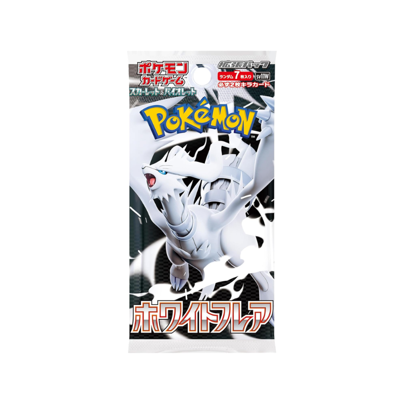 [LIVE OPENING]Pokemon Japanese SV11 Black Bolt and White Flare Regular Booster