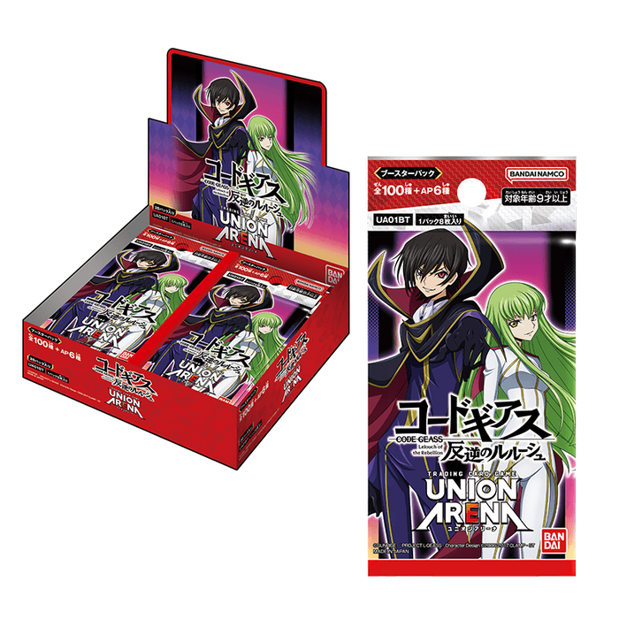 Union Arena JP CODE GEASS Lelouch of the Rebellion Booster Box [UA01BT] CARDS LIVE OPENING @ANITCG
