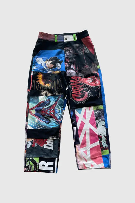 Aoki1Of1 Dimmak Collection Patchwork Pants #953