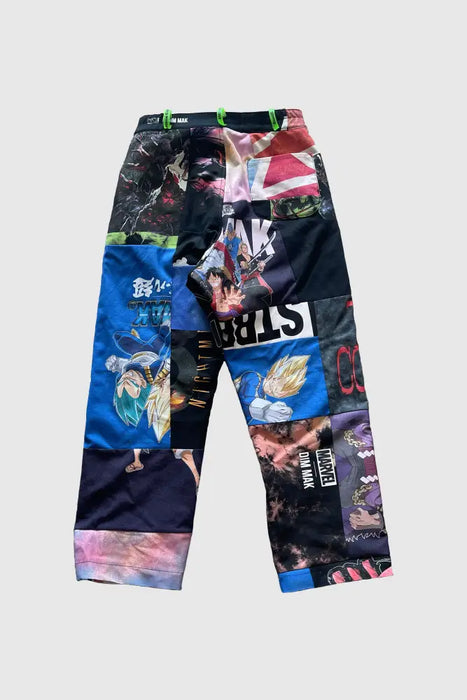 Aoki1Of1 Dimmak Collection Patchwork Pants #953