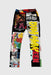 Aoki1Of1 Dimmak Pop Culture Patchwork Pants #866