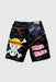 Aoki1Of1 One Piece Dragon Black Shorts #971