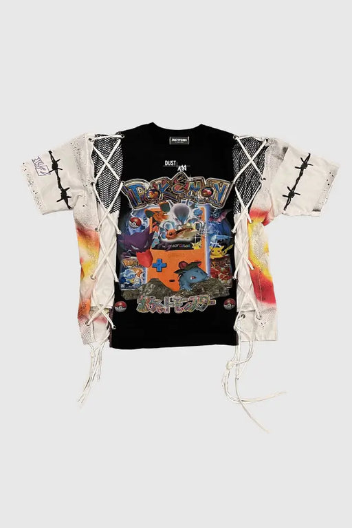 Aoki1Of1 X Dust Of Gods Pokemon Patchwork Tee #900