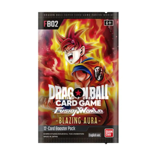 Bandai Dragon Ball Super English Fb02 Fusion World Blazing Aura Card Games