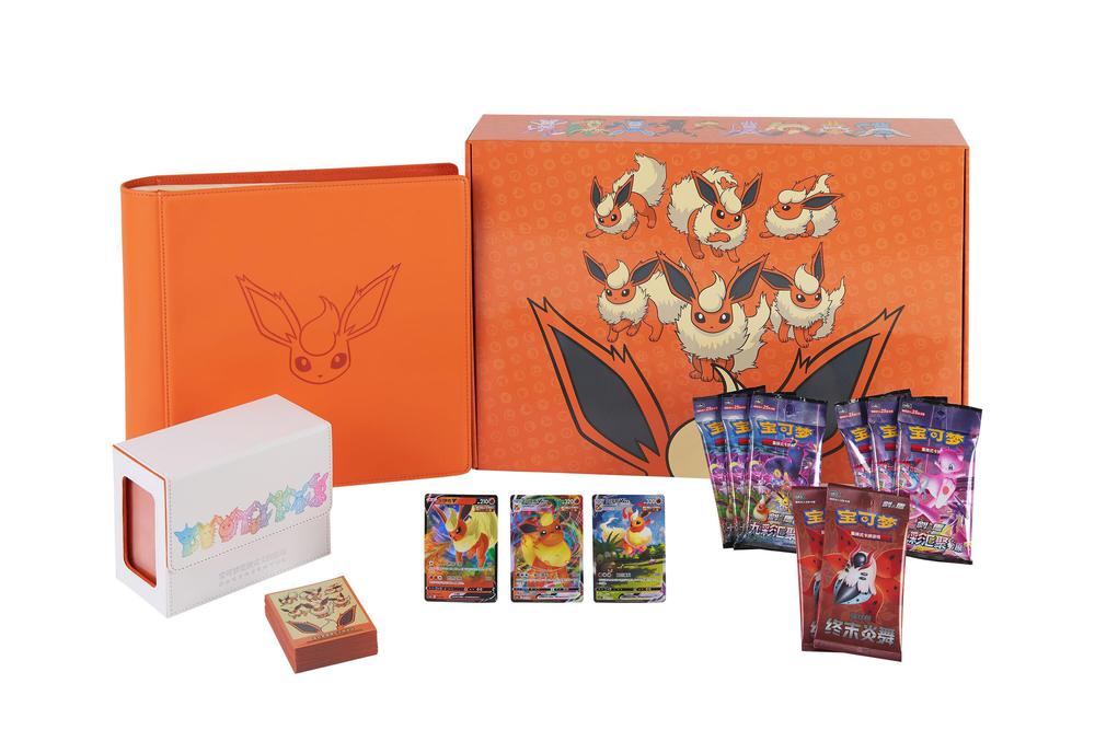 [SEALED]Pokemon Simplified Chinese 2024 Eevee GX Gift Box - Jolteon/Vaporeon/Flareon