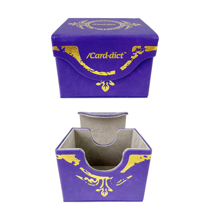 /Card·dict™ Pu Leather Deck Box Carddict Purple