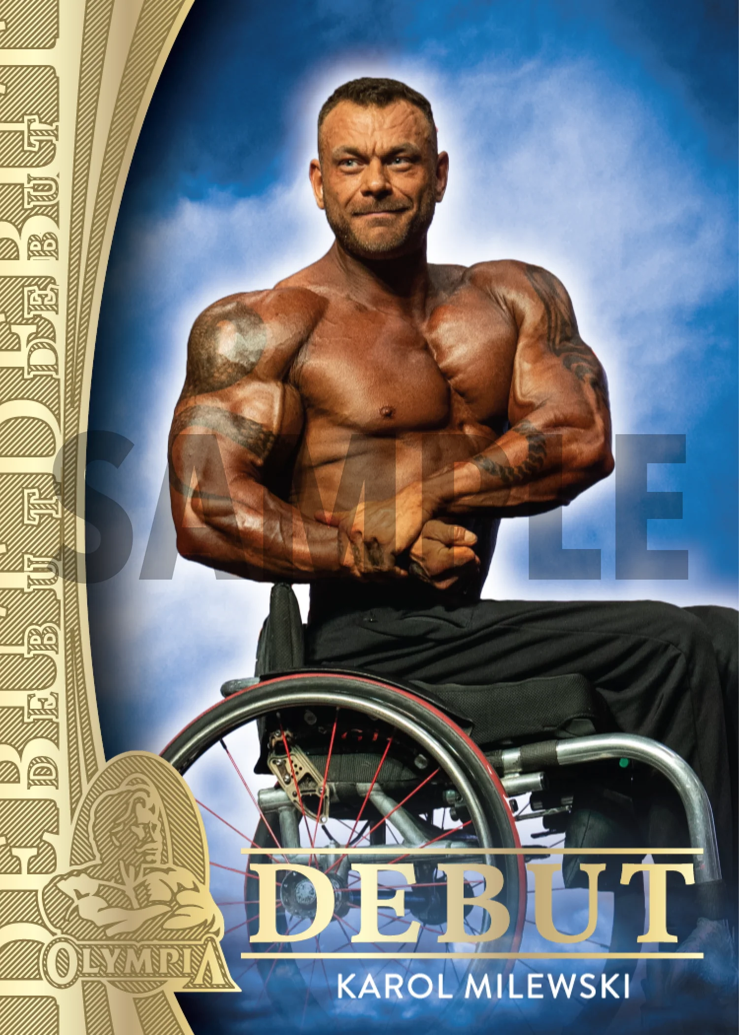 60th Anniversary Olympia Trading Cards, Body Building, Fitness, Mr. Olympia, Chris Bumstead Autograph, Sports Cards