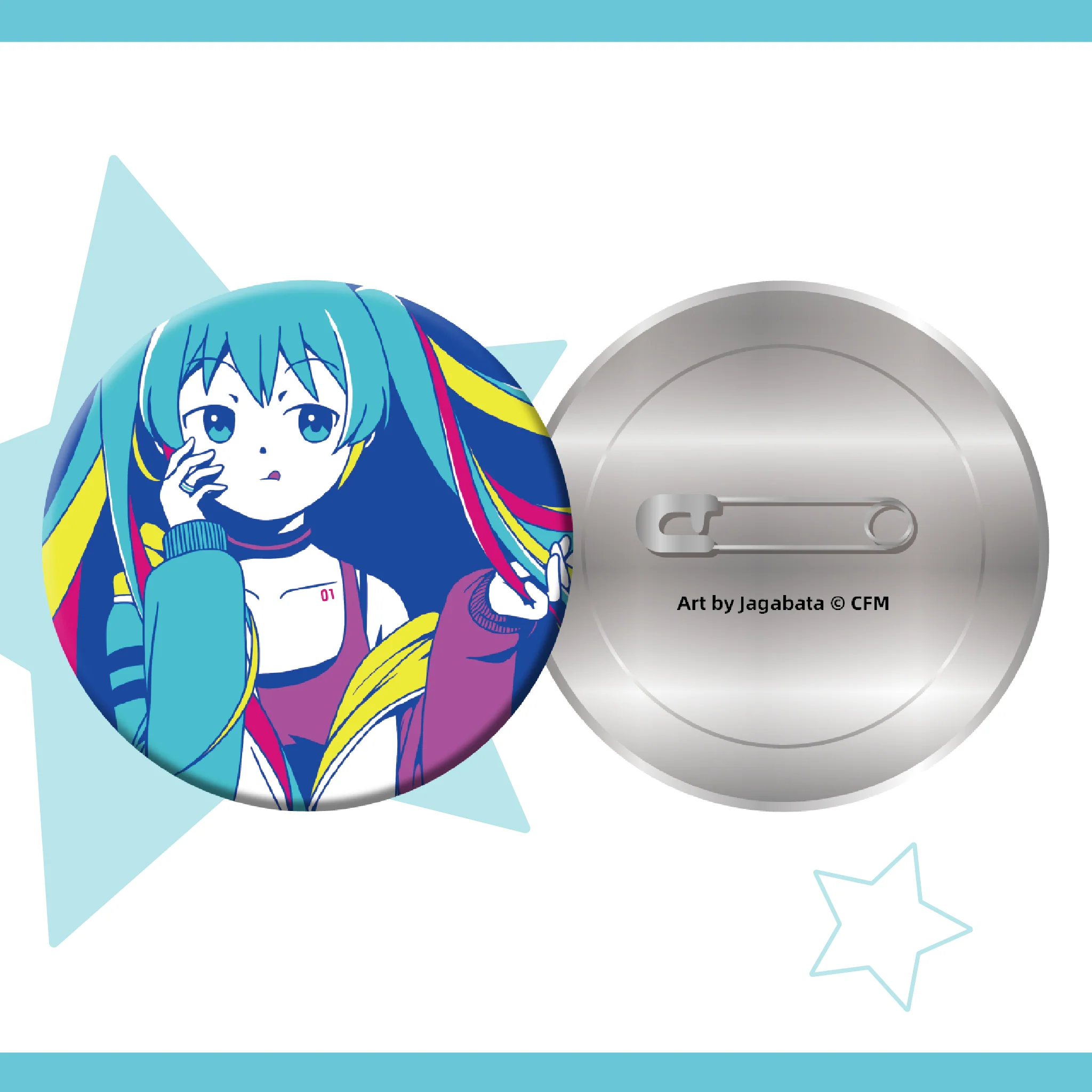 Hatsune Miku Piapro Can Badge 5PCS Set