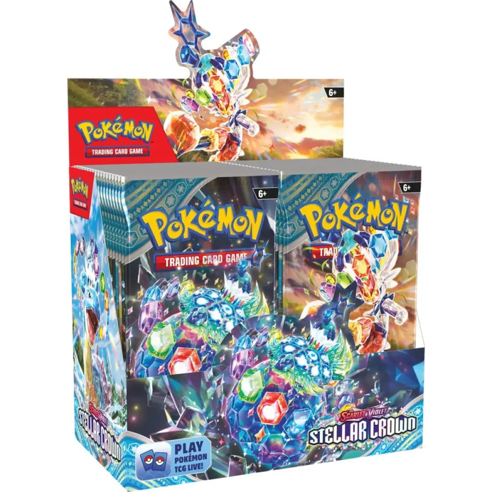 Pokemon English Sv07 Stellar Crown Booster Box Ship Now Card Games