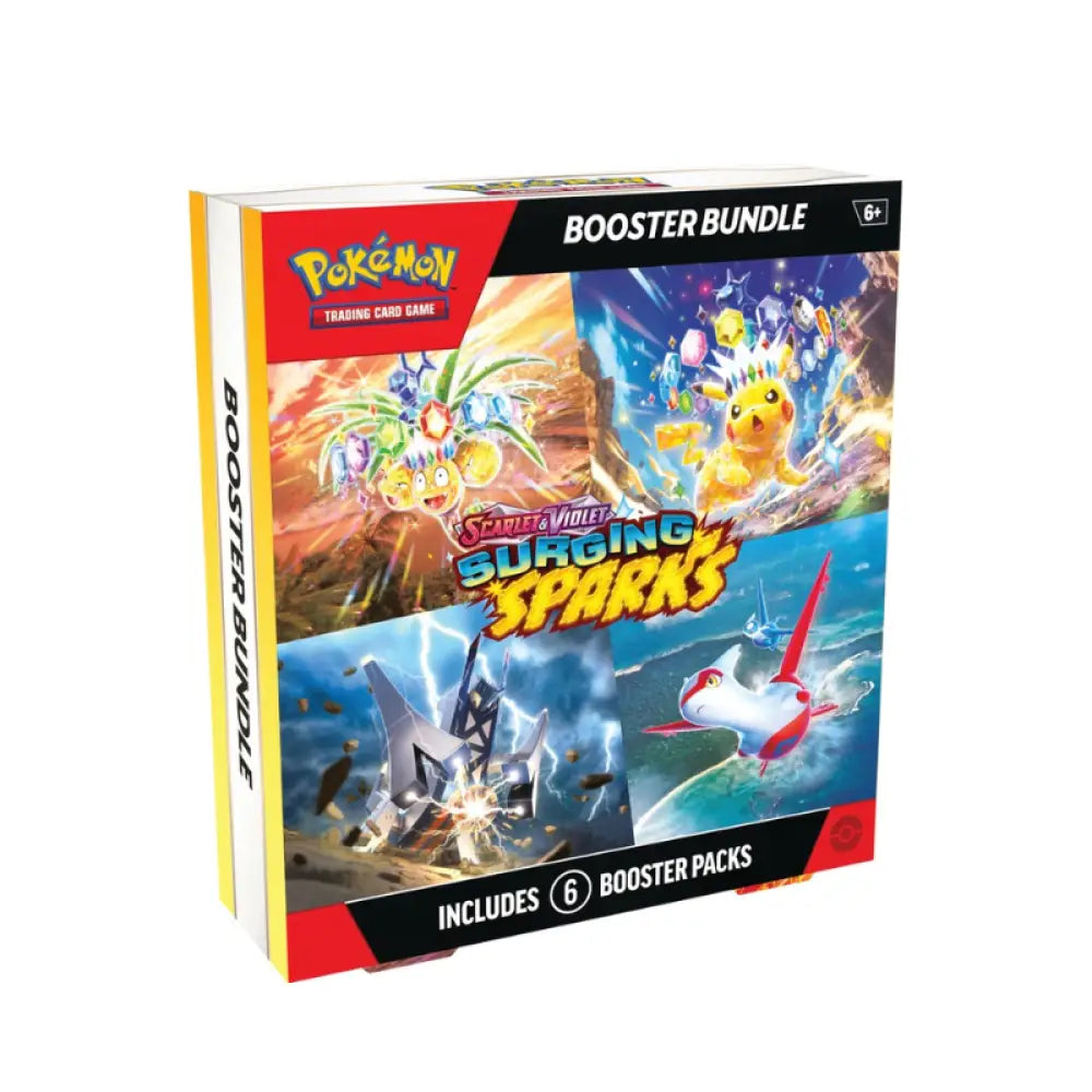 Pokemon English Sv08 Surging Sparks Booster Bundle Cards Live Opening Card Games