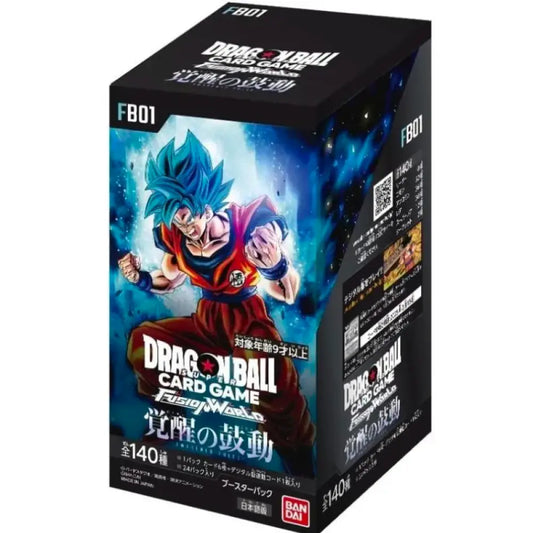 [Sealed]Bandai Dragon Ball Super Japanese Fusion World Fb01 Booster Box Trading Cards Card Games