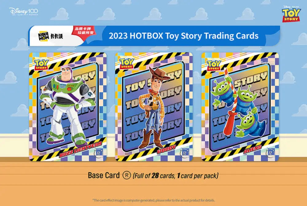 [Sealed]Kakawow: Disney Toy Story Hotbox Booster Box Trading Cards Gift For Kids Card Games