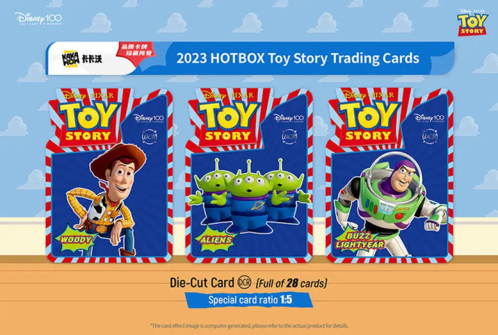 [Sealed]Kakawow: Disney Toy Story Hotbox Booster Box Trading Cards Gift For Kids Card Games