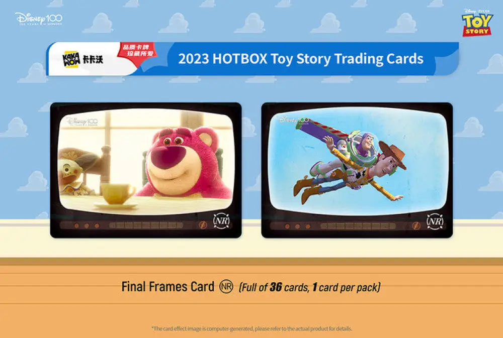 [Sealed]Kakawow: Disney Toy Story Hotbox Booster Box Trading Cards Gift For Kids Card Games